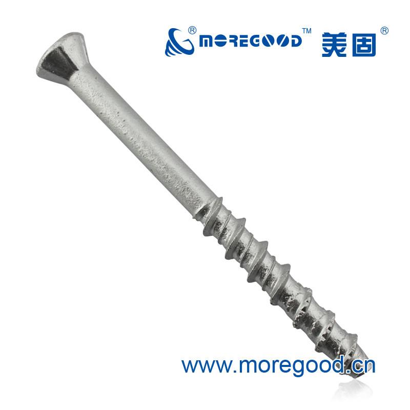 沉头混凝土螺纹自切锚实木地板龙骨易拆卸可重覆使用安装水泥螺钉