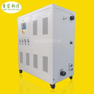水冷式工业冷水机用于化妆品礼盒收缩膜塑料包装机械辊筒冷却降温
