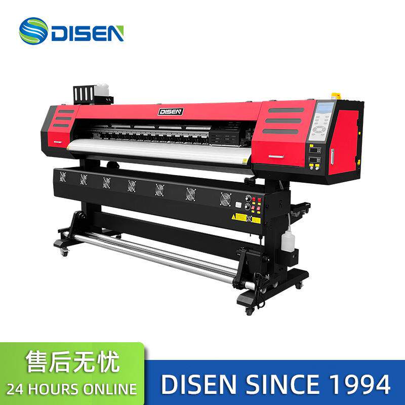 新型1.9米双喷头压电机皮革喷绘机 压电写真机 大幅面广告绘图机