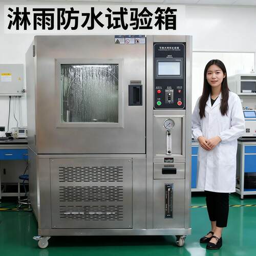 IPX6k9K淋雨试验箱防水测试机漏水实验模拟野外高温低温淋雨装置