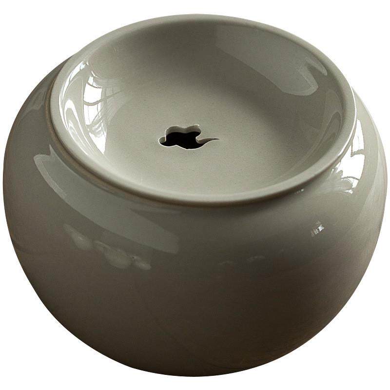 草木灰建水水孟茶渣斗日式家用水洗茶碗茶渣桶零配件茶艺陶瓷茶洗,餐饮具,茶具礼盒,淘宝优惠券,粉丝福利购,淘宝优惠卷