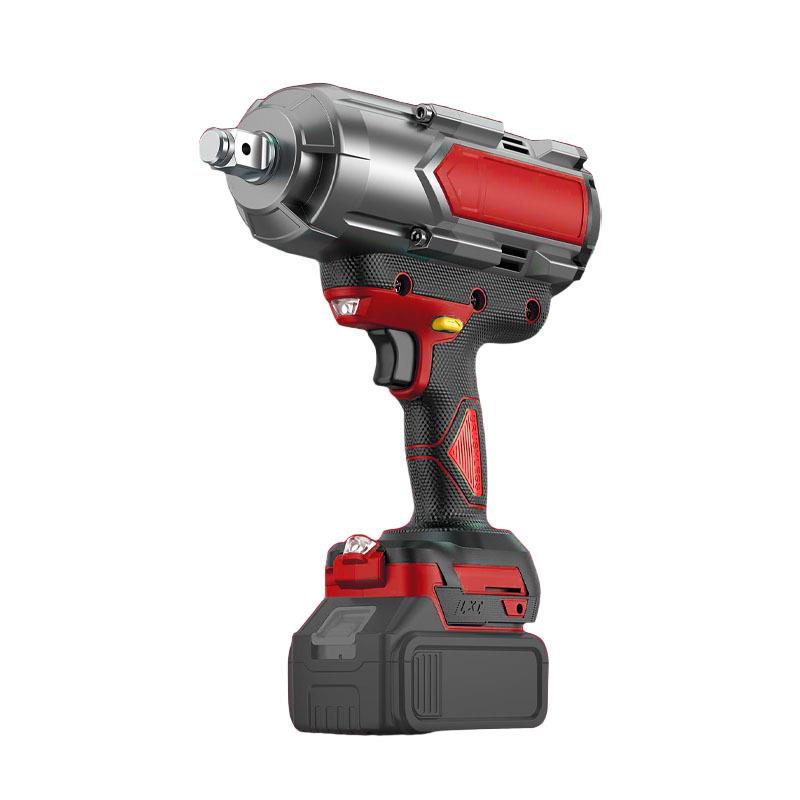 500N.m无刷QYZ锂电冲击手21V充电木架子扳工工具高强度螺工栓大1