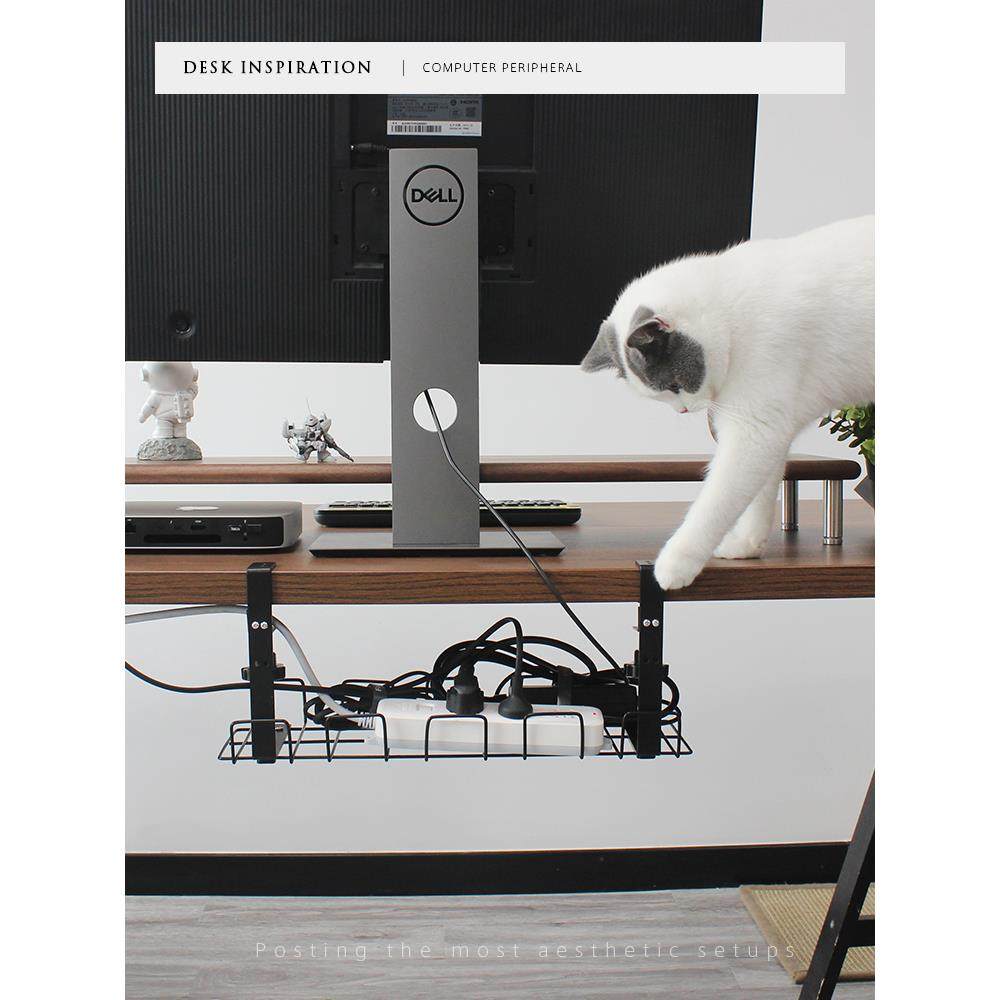 Alightstone电脑桌下电缆管理机架路由器线束集线器隐藏线存储神