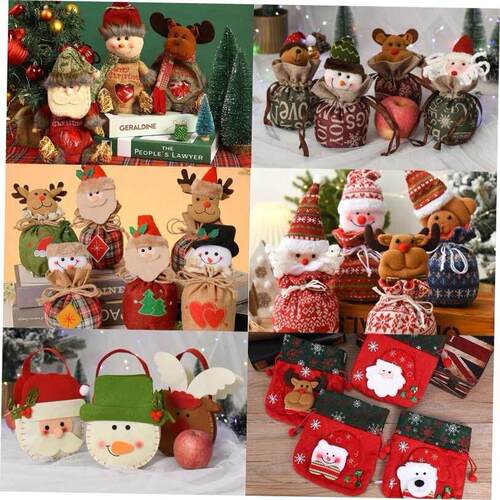 Christmas tote bag cornucopia Ping An Fruit Bag Apple bag