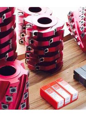 舍弃式螺旋刀头规格齐全：四面刨125*H200*40*6T螺旋刀