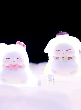 直销新款甜心小宠高颜值卡通星星灯少女心卧室桌面氛围装饰可爱兔