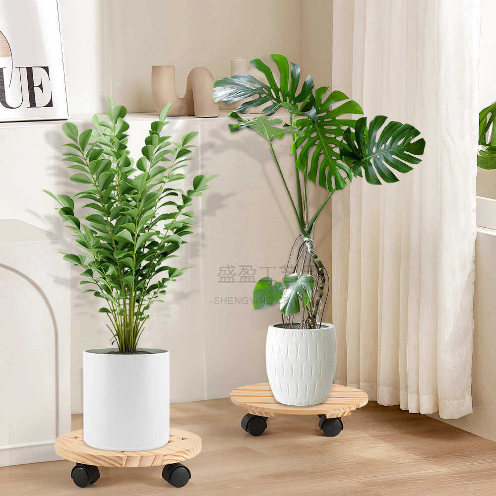 移动花架花盆木质底座 阳台室内盆栽实木可移动带万向轮花盆托盘,鲜花速递/花卉仿真/绿植园艺,花盆,淘宝优惠券,粉丝福利购,淘宝优惠卷