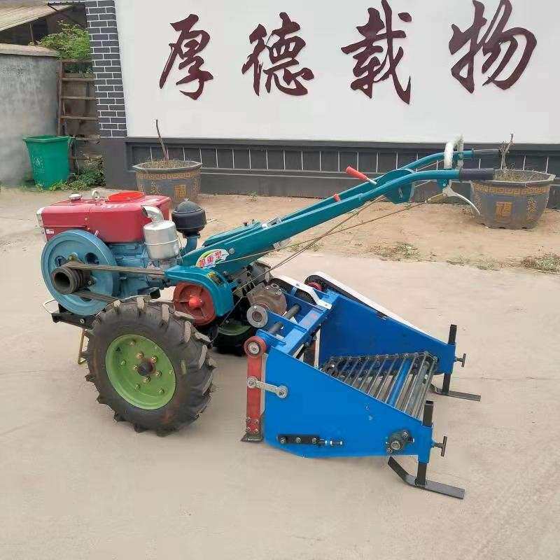 农用手扶拖拉机 手扶拖拉机带土豆收获机 土豆地瓜黄姜收获机