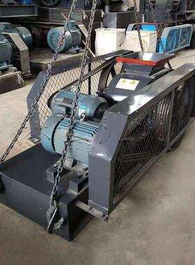 矿山石料粉碎机 鹅卵石石灰石对辊破碎机 液压对辊制砂机大功率