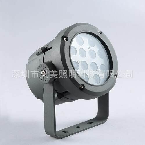 LED户外防水投光灯圆形投射灯照树灯腰鼓灯树桩灯景观插地灯庭院