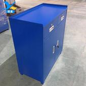 重型五金铁皮工具柜工车间落地物柜带锁屉式 双开储326抽门办公厂