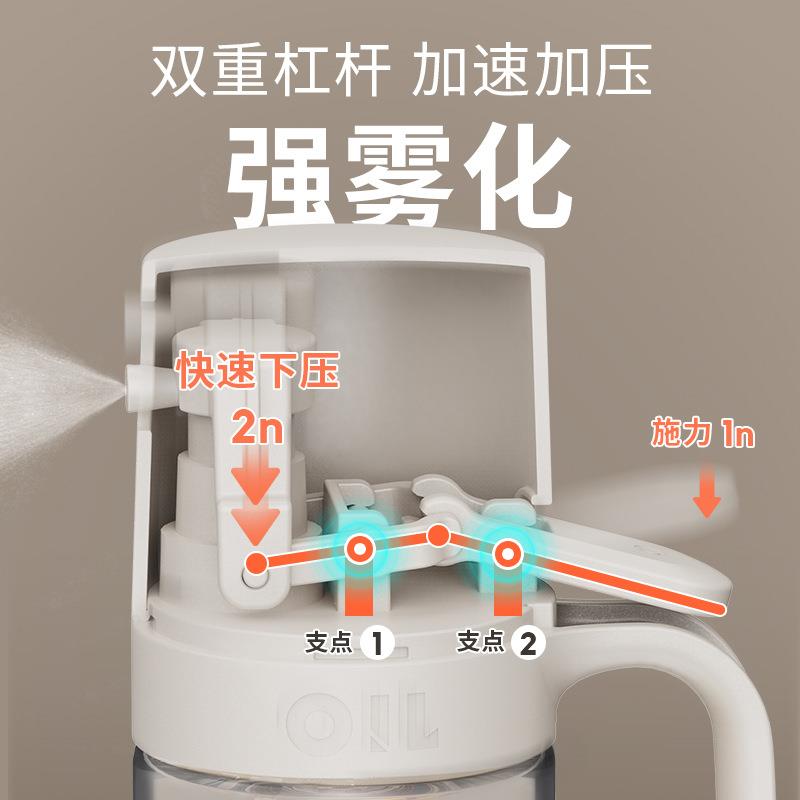 喷油壶房家用空E24235气炸锅喷瓶厨调味料油玻璃罐不挂油防油漏雾
