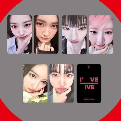 IVE周边I'VE IVE特典小卡WITHMUU张元英安宥真金秋天直井怜同款官