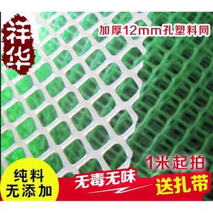 网家用胶离网养殖防护网爬植物围隔网阳台白色藤防水加厚塑料网