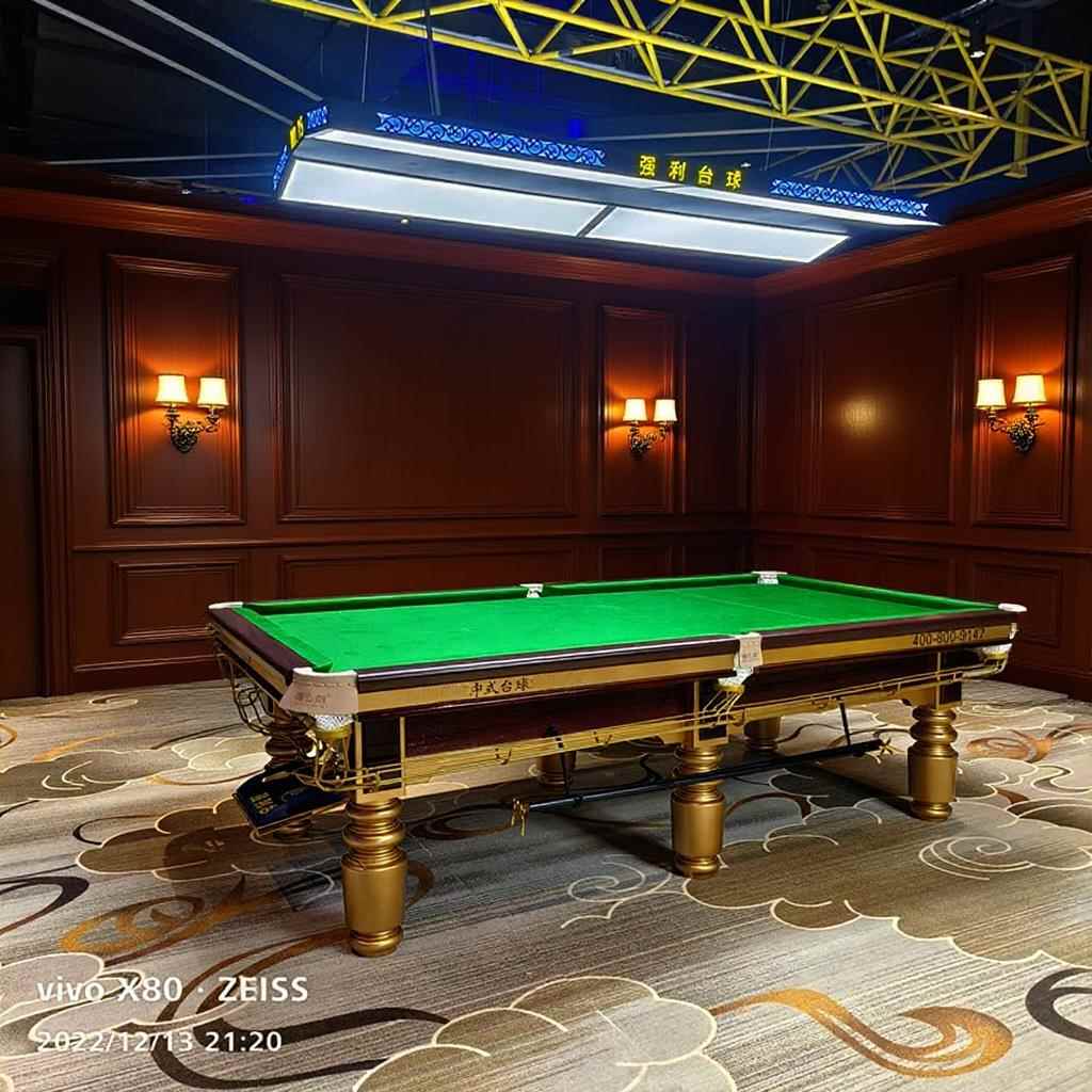 美式商用台球桌标准台青石球桌标准美式家用室内成人中式台球桌