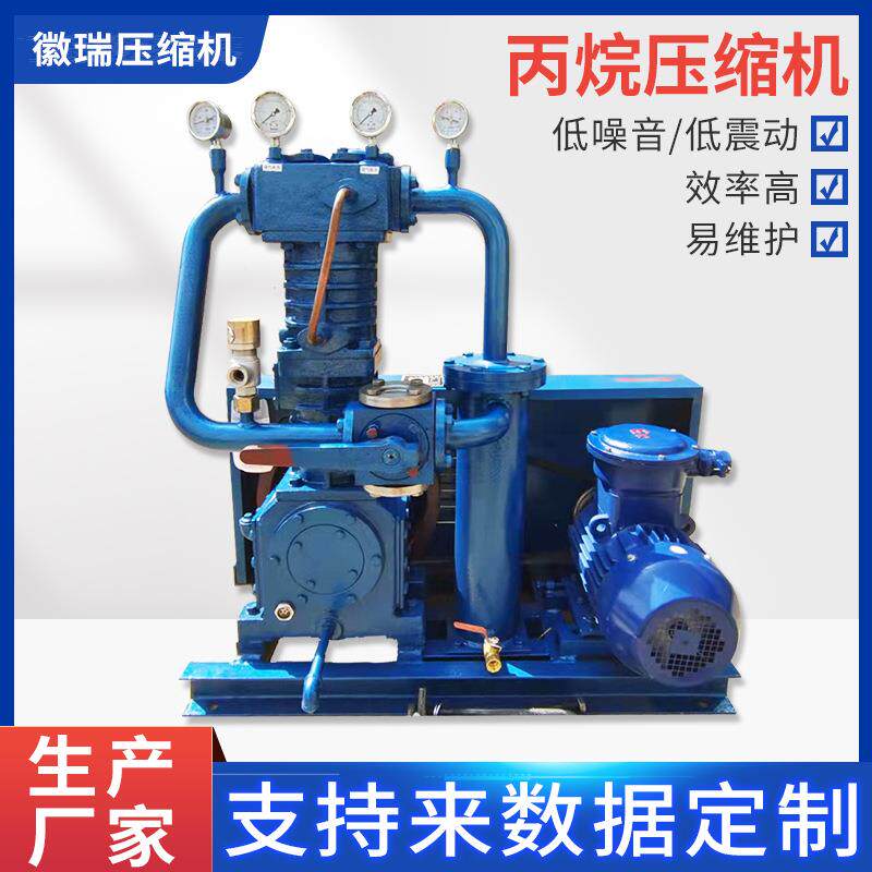 ZW0.25-16-24皮连丙烷四通阀压缩机氨气活塞式压缩机厂家现货