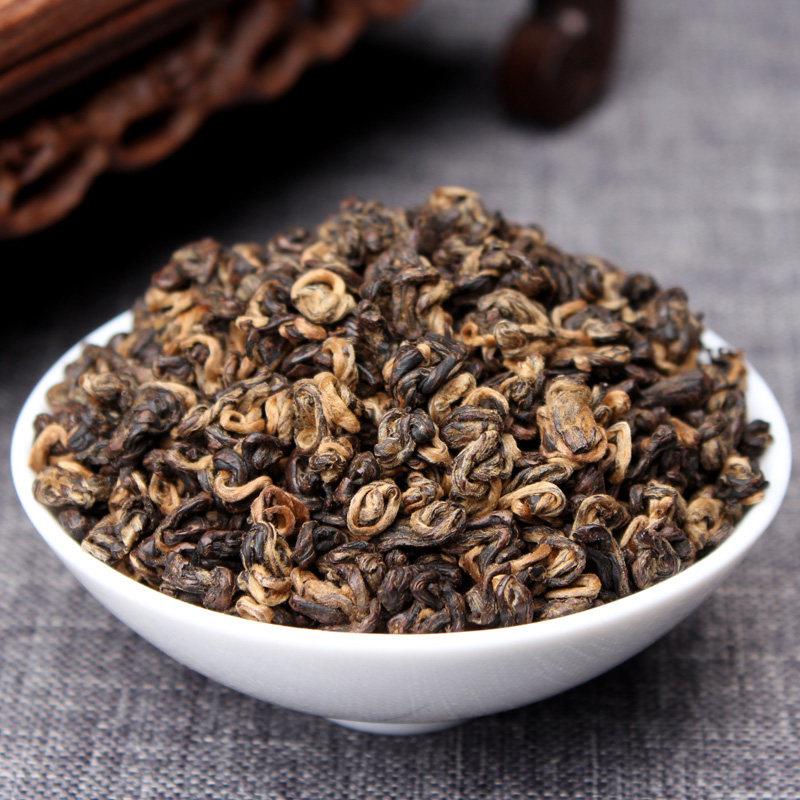 现货滇红茶 2025年新茶 云南凤庆红茶 滇红螺 红碧螺金螺 茶叶250