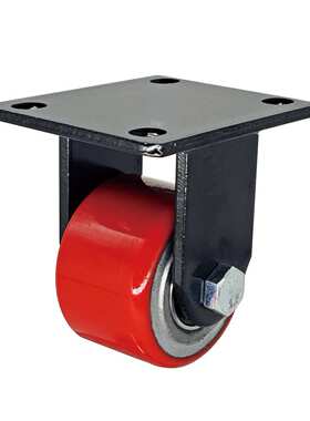 重型脚轮3寸万向轮载重大静音安装方便聚氨酯PU耐磨尼龙推车脚轮