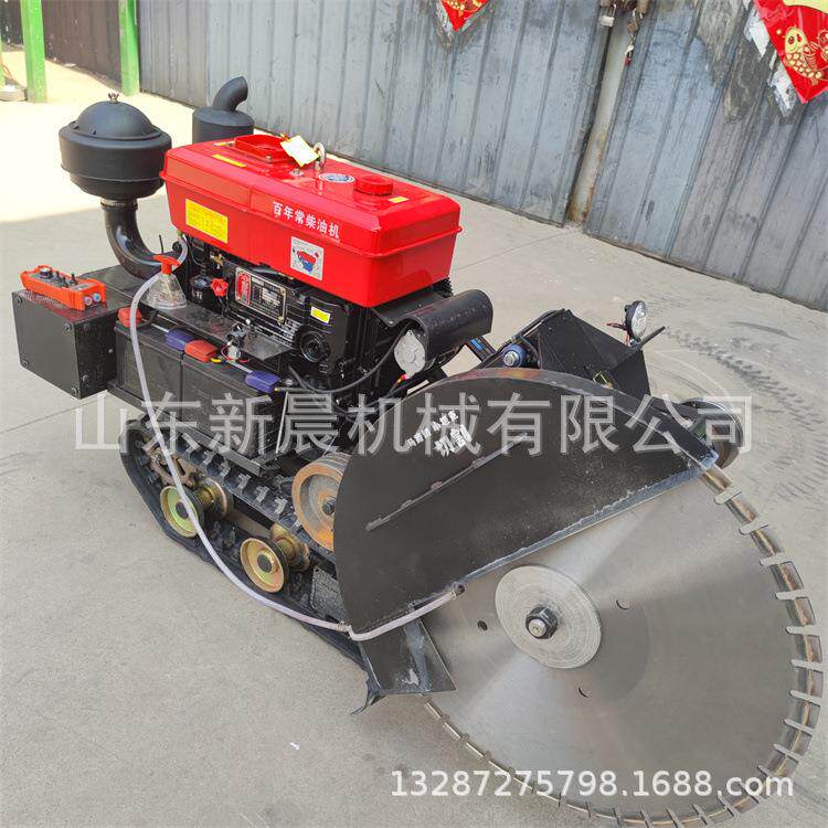 履带割式马路割机切自动行面走路切缝机全QBQ自动切机