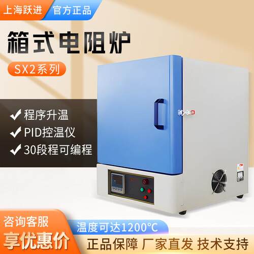 上海SX2系列 高温退火淬火数显实验室电炉箱式电阻炉 马弗炉