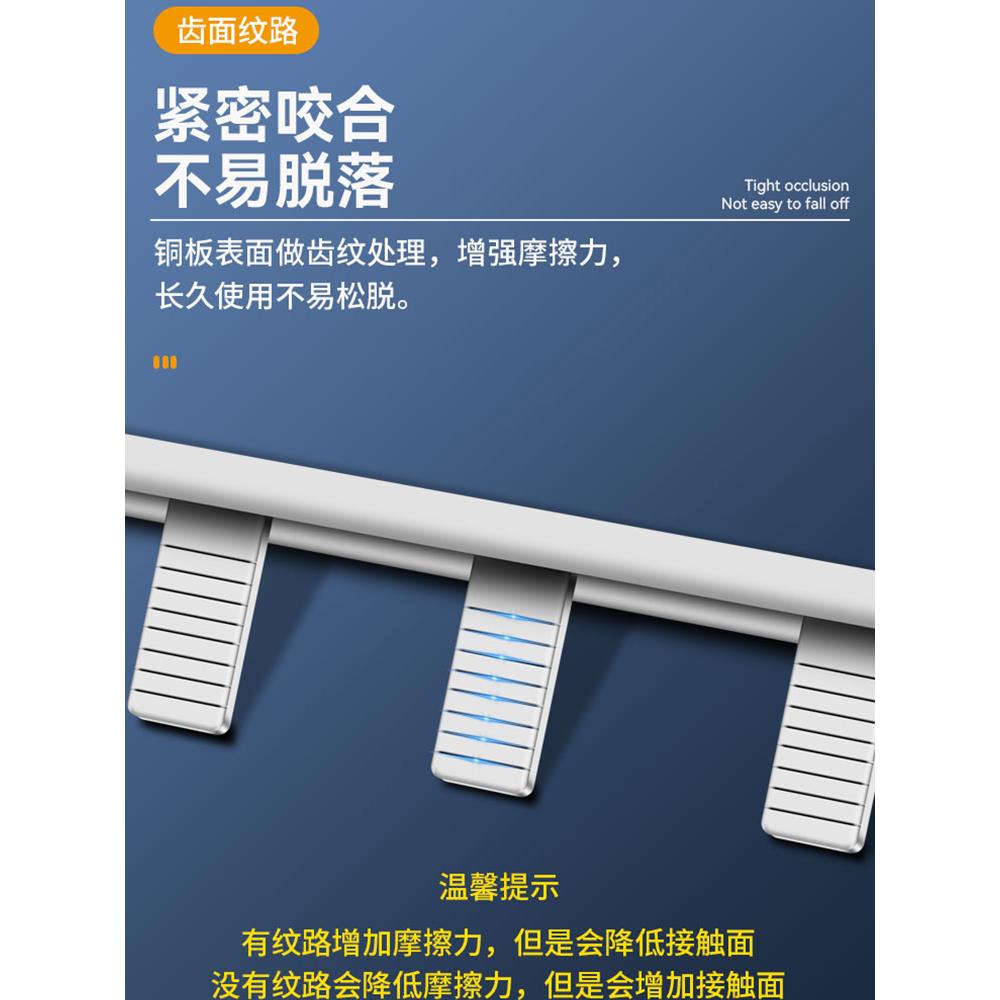 1P63A电气汇流排 紫铜 DZ47空开连接排 18mm间距单相断路器接线排