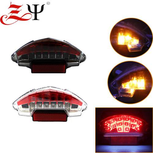 适用宝马BMWR1200GSF800GTLED改装后刹车带转向灯功能尾灯