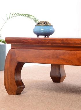 实木炕炕桌几榻窗矮桌吃饭桌茶桌飘榻米桌子明清古典中式90881仿