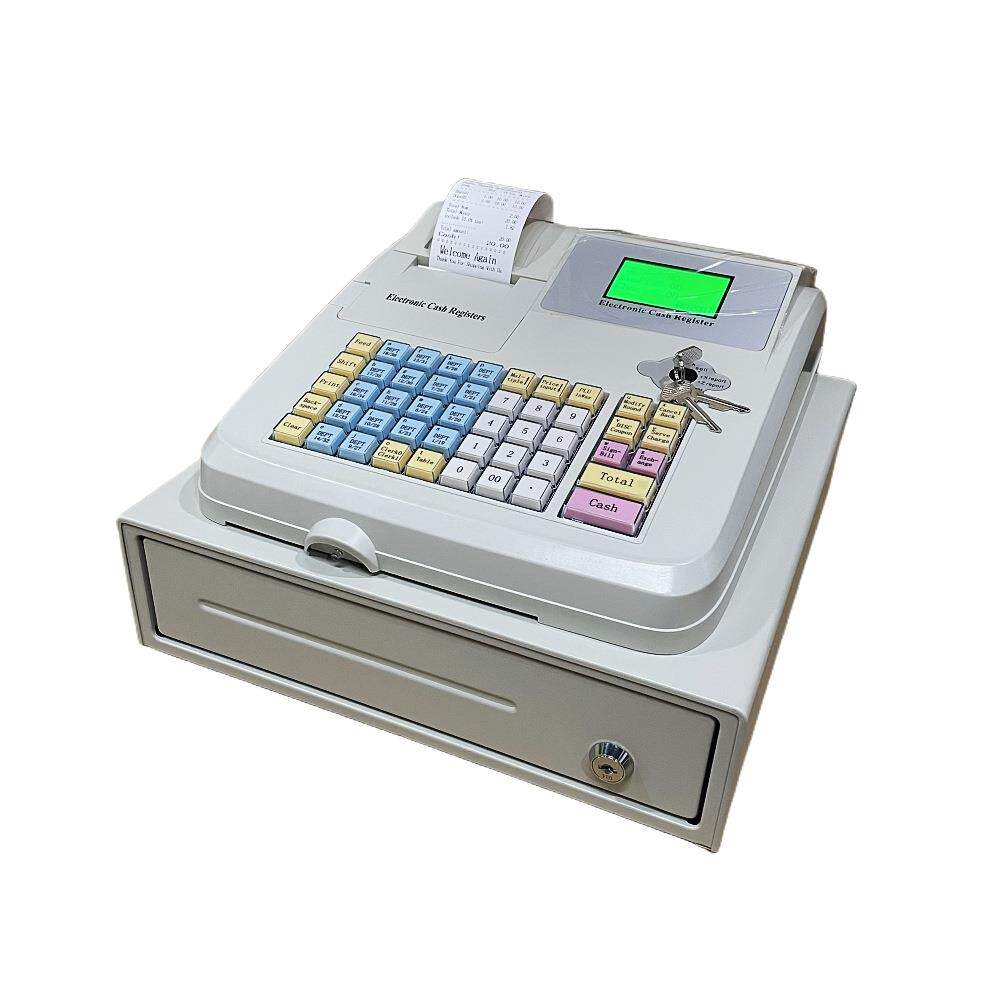 英文版电子收银机 快餐 粉面店 便利饰品店110V-220V英文收款机