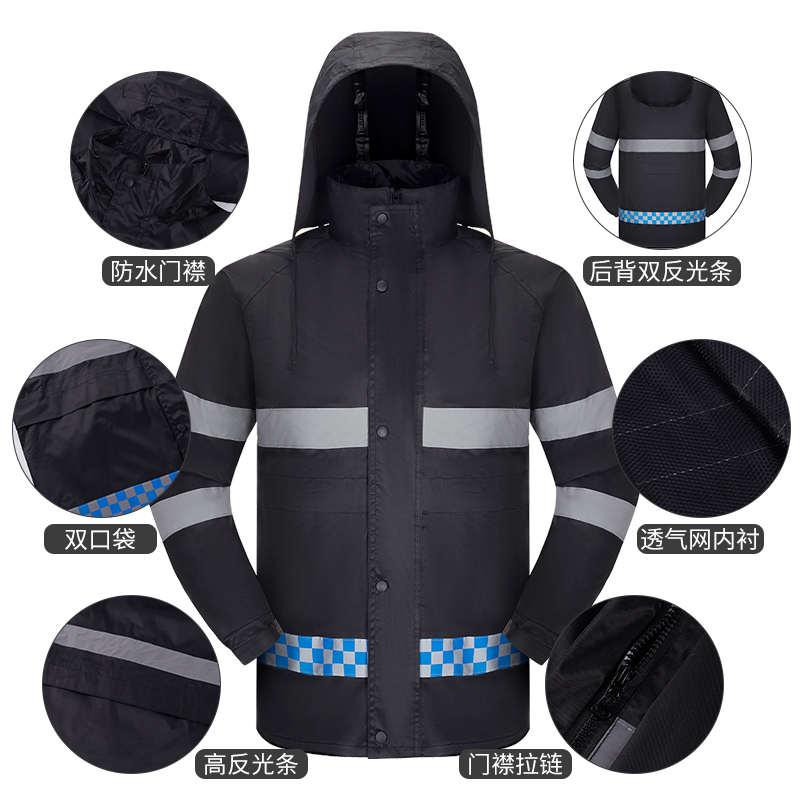 反光雨衣分体式雨裤套装成人款劳保分体式雨衣防暴雨防风