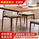 批发亚克力桌腿支架透明桌脚桌腿T型一型茶几圆柱支撑悬浮加工