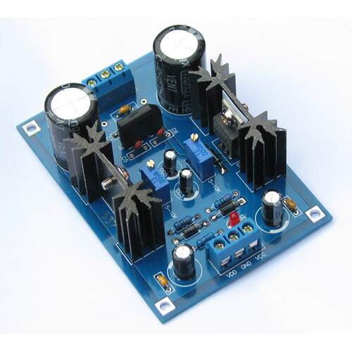 Lm317T Lm337T线性可调滤波稳压直流电源板数字DIY制作套件成品