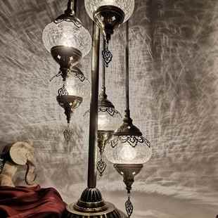 简约式美华丽柔光裂效MF3L3L餐厅酒店展厅节日装饰纹玻风璃5头落