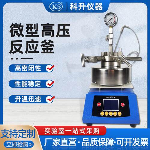 不锈钢氢化釜TGYF-B0.05/0.1/0.25/0.5L磁力搅拌微型压反应釜