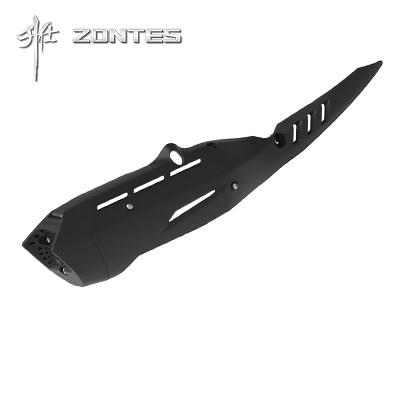 升仕350E滑板车ZT350T-D机车改装配件排气管新款防烫罩总成配件