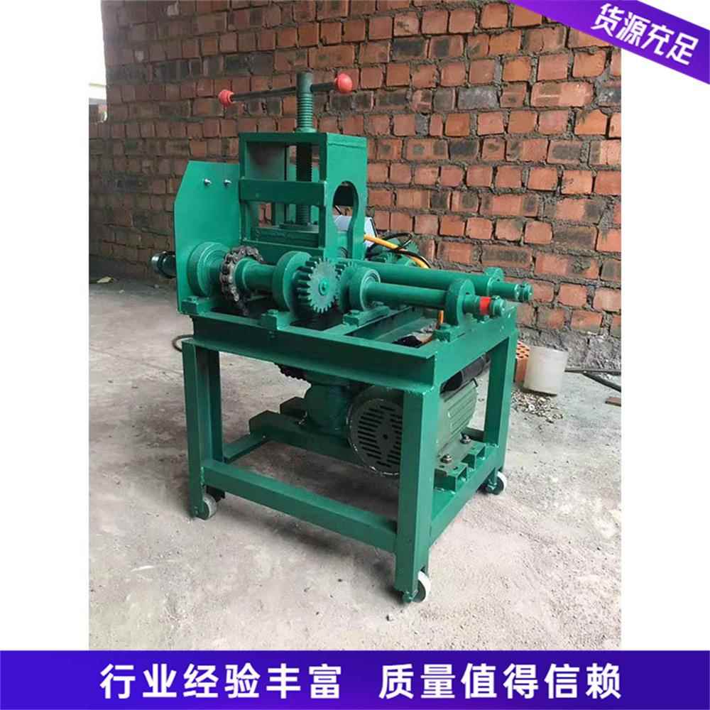 遮阳伞不锈钢滚圆机 工程钢管滚圆成型机 三轴金属大棚弯管设备