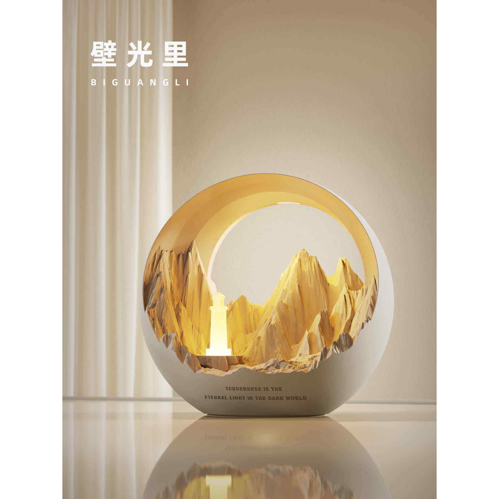墙上灯塔香薰夜灯礼品创意婚礼生日礼物床边充电气氛台灯女孩