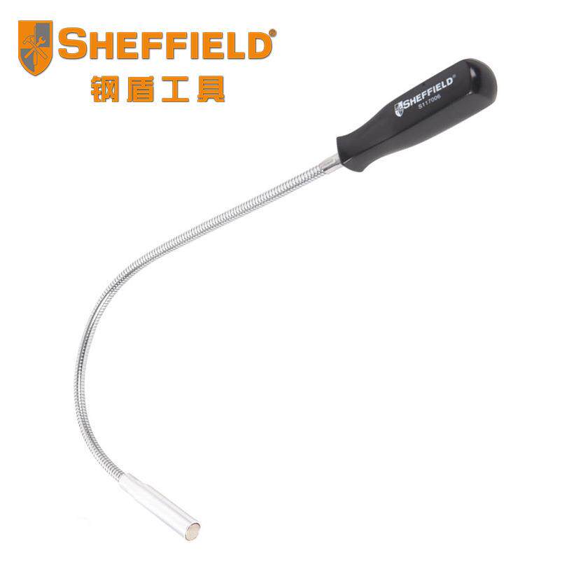 钢盾工具可弯式磁性捡拾器450mm任意角度强磁力拾取器汽保拾取器