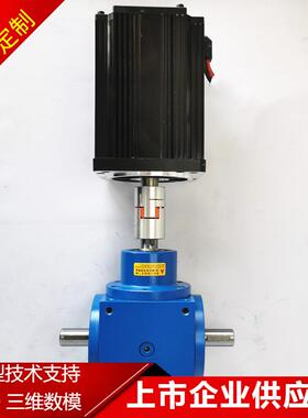 格瓦HD系列方箱换向器1：1输出空心轴直角伞齿轮转向减速机高精度
