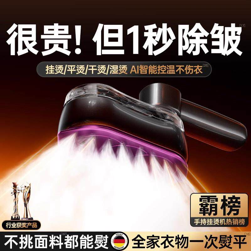德系新款手持挂烫机家用小型蒸气熨斗大蒸汽熨斗烫衣服可携式宿舍