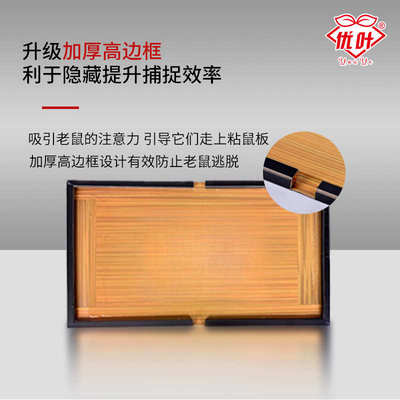 粘鼠板超强力老鼠贴捕鼠器神器老鼠黏贴正品家用药加厚加大一窝端