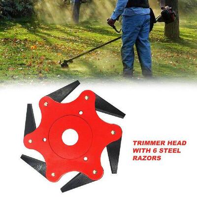 6 Teeth Grass Trimmer Head Brush Cutter Blade Manganese