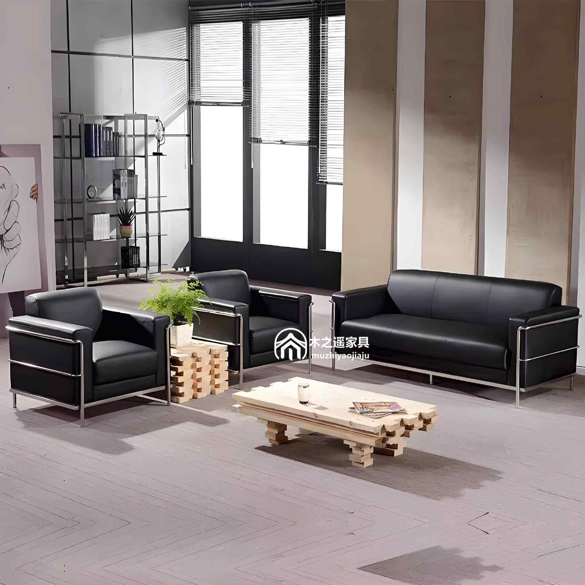 商务接待办室沙茶几WNL公组合会客公寓租出发房服装店摄影基地三