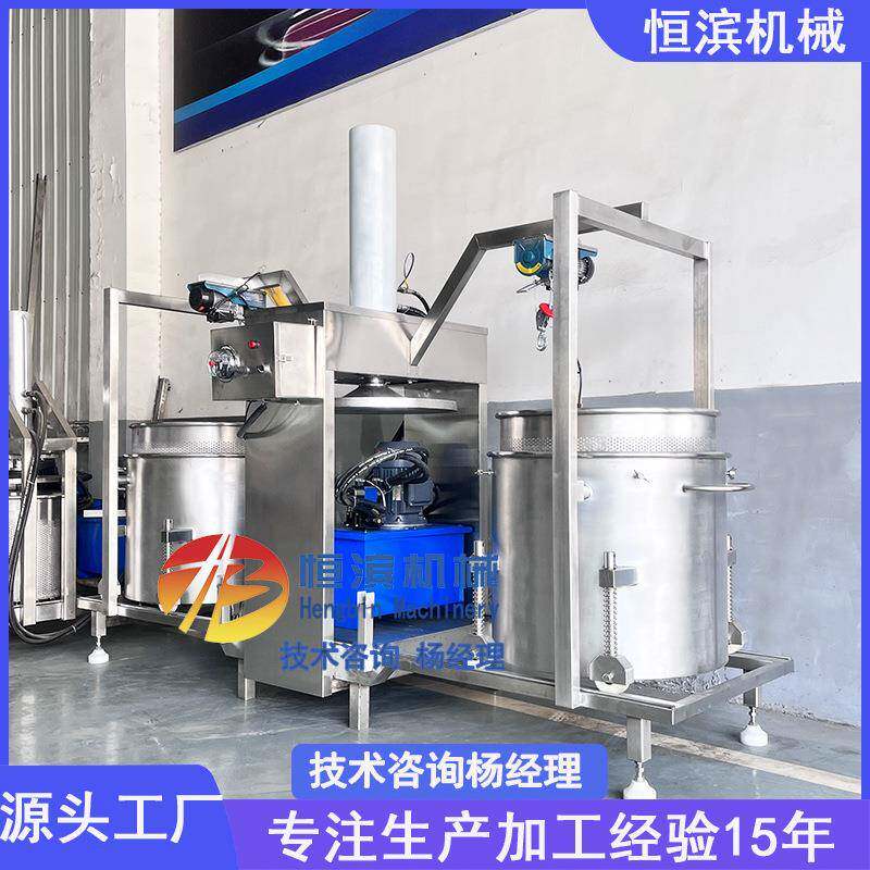 酱菜腌制泡菜脱水机萝卜干魔芋条脱水机酱油渣液压压滤机
