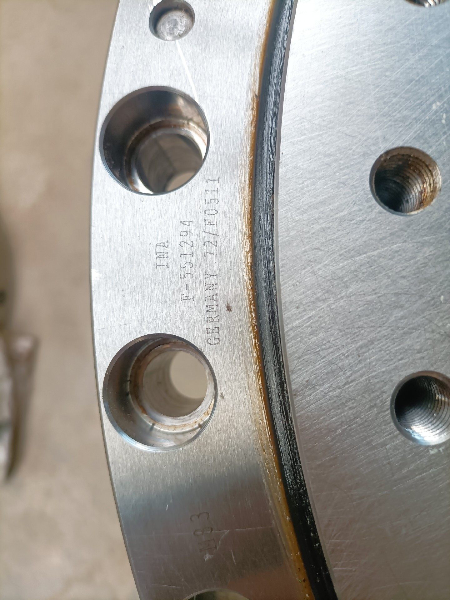 德国进口|NA交叉滚子转盘一套。货很漂亮，转动自如。看上的老