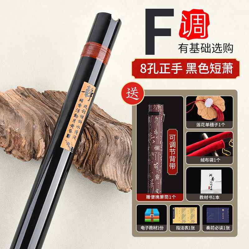 正品紫竹洞箫专业高档洞萧笛学入箫门零基础乐器F短潇古初风八孔G