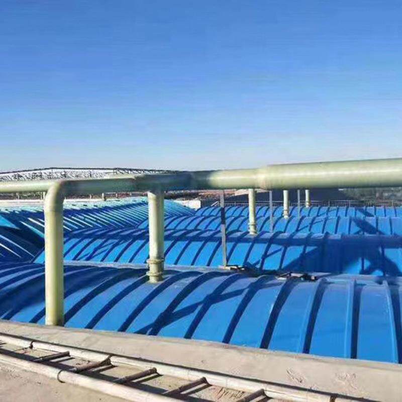 玻璃钢污水沼气池罩市政臭气密封罩蓄水池污水池拱形盖板