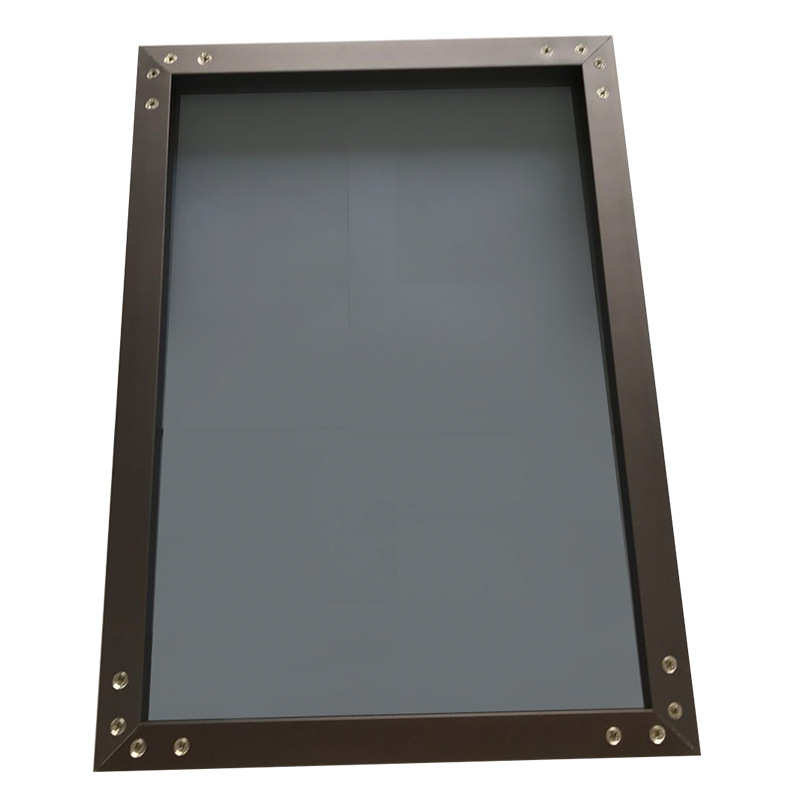 橱柜铝框玻璃门 定制家居铝框门板 衣柜酒柜时尚钢化玻璃门铝框门