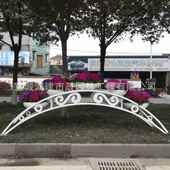 祥皎吉多盆室外景观立体铁月艺花架艺造HJ 006型景观铁花盆架公园