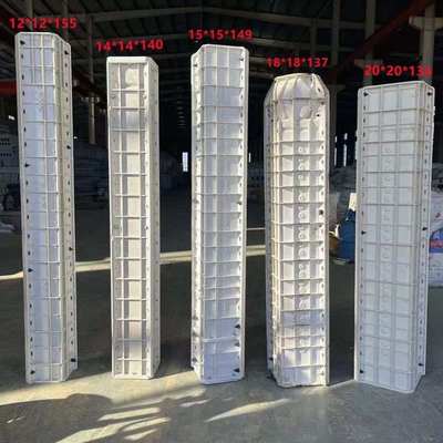 仿木栏杆立柱模具 仿木纹串铁链立柱模具 塑料专用方形立柱建筑模