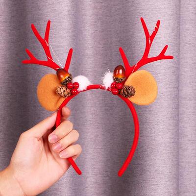 Christmas Decorations Christmas LED luminous headpiece 发箍